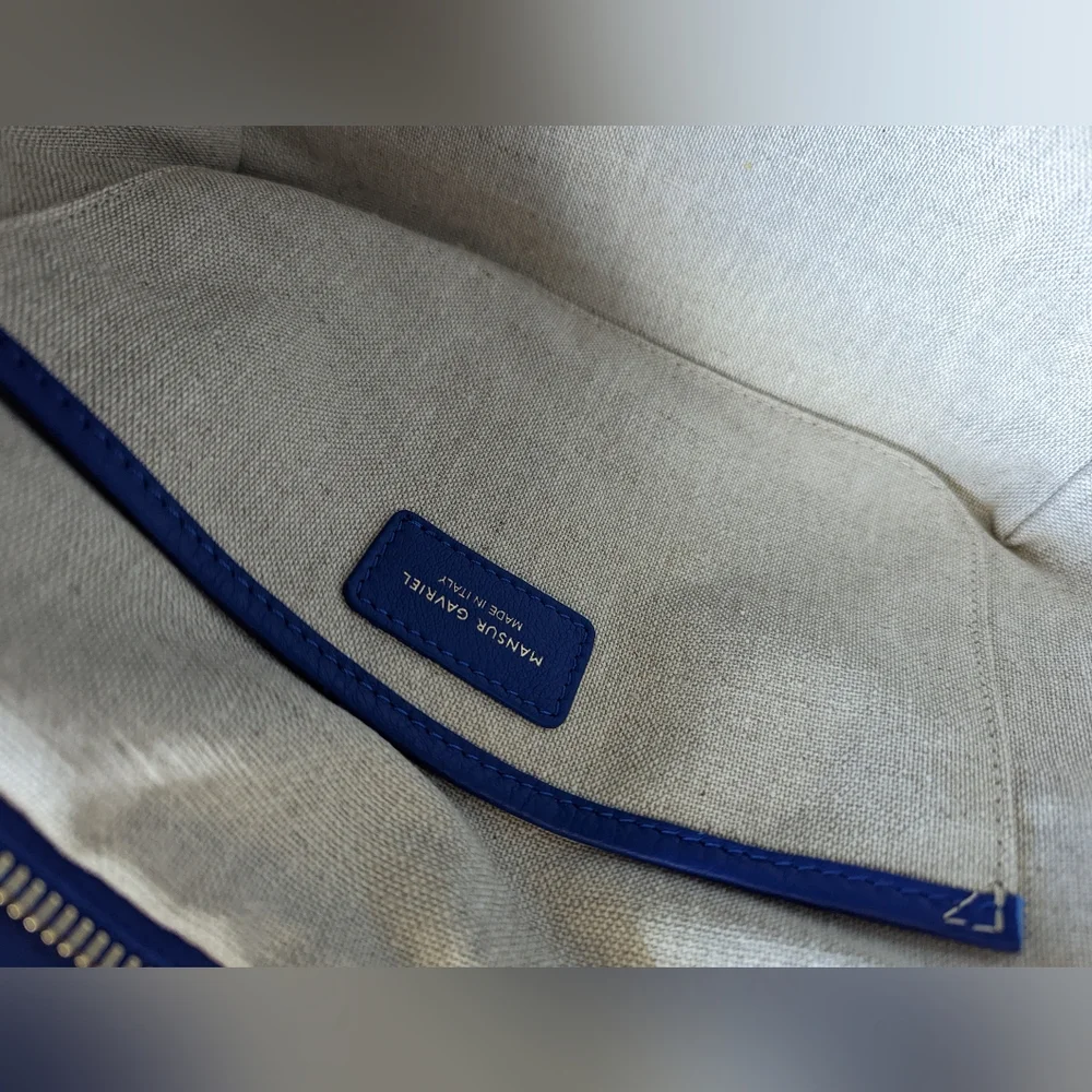 NWOT Mansur Gavriel Tulipano Blue Ocean - Picture 5 of 6